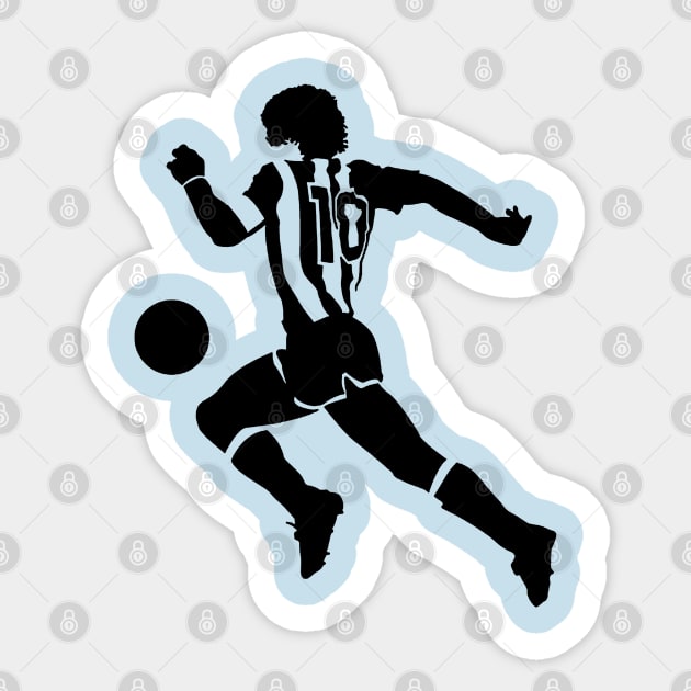 Diego Maradona Sticker by InspireSoccer